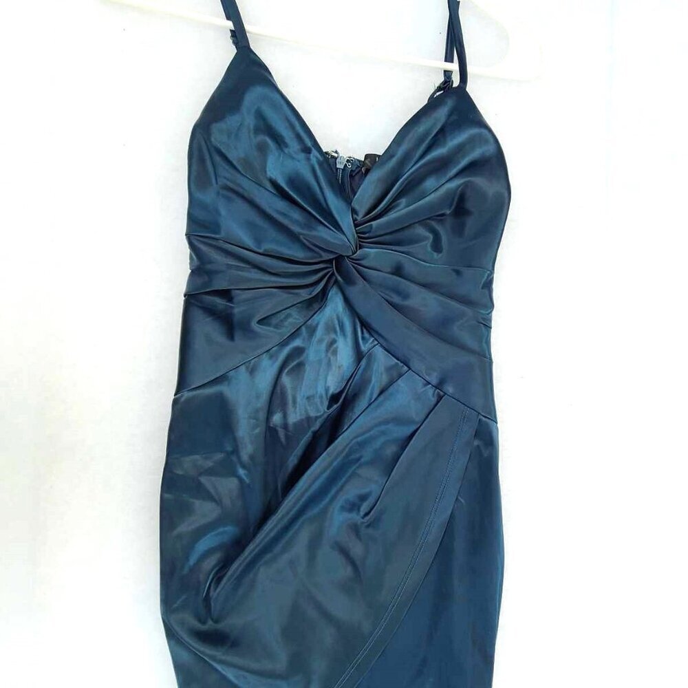 Lulus‎ XS Y2K 90s Whimsigoth Mermaidcore Mob Wife Office Siren Twist Mini Dress
